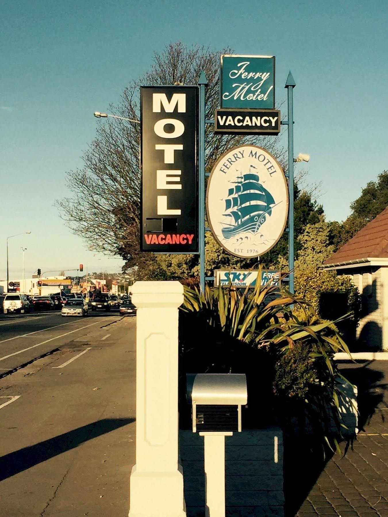 Ferry Motel Christchurch Eksteriør bilde